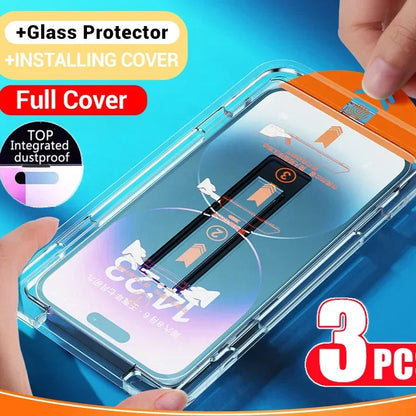 Dust Free Screen Protector For iPhone - 3 Pack